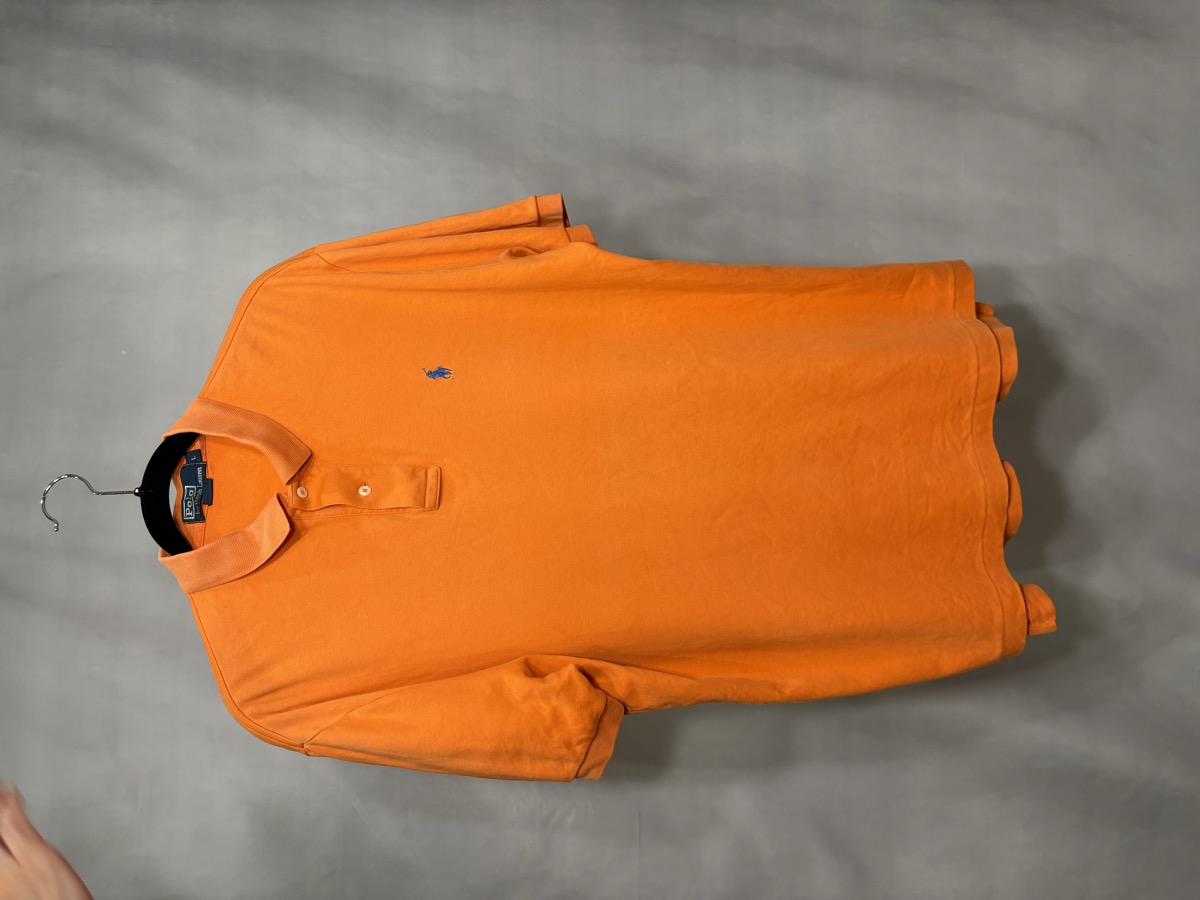 Before: Polo Ralph Lauren オレンジポロシャツ